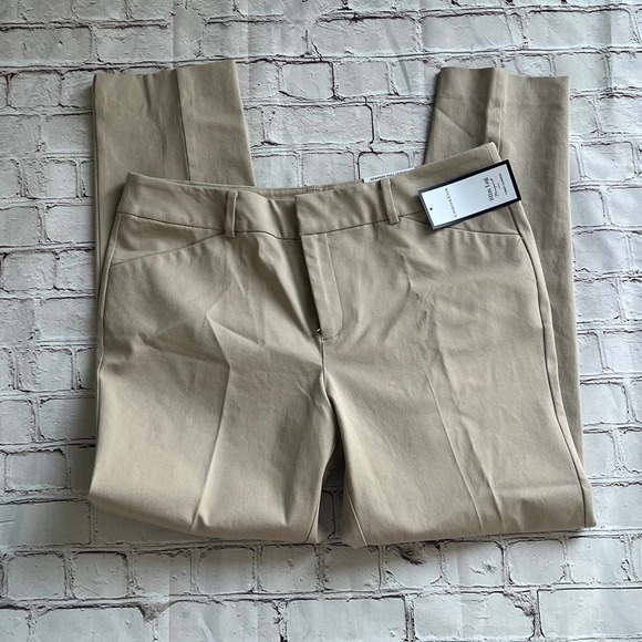 NWT Charter Club Womens Slim Leg Newport Sedona Dust Full Length Pants Size 14 - Picture 11 of 11